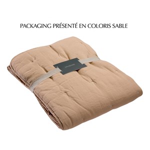 Jeté de lit stonewashed zeff naturel 24…