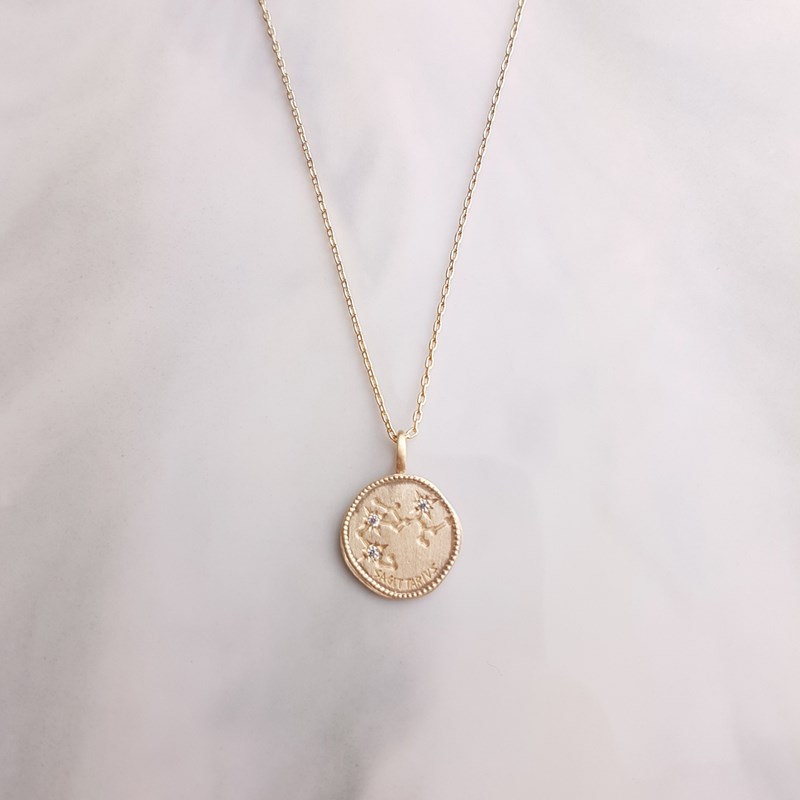 Collier signe astrolo sagittaire or