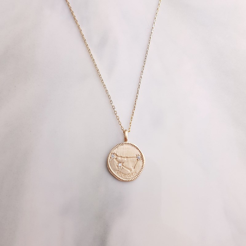 Nerina Bijoux - Collier signe astrolo capricorne or