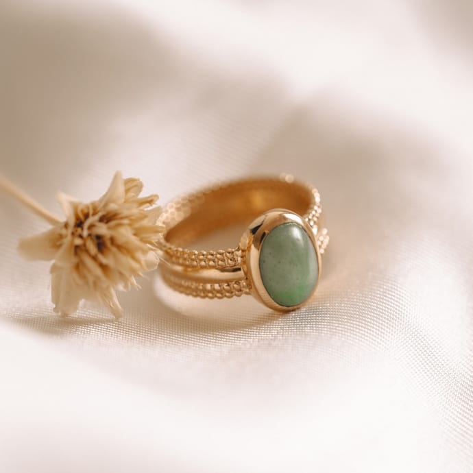 Bague Plaqué Or Jaune T58 P 3,7 - Occasion, Couleur Dorée