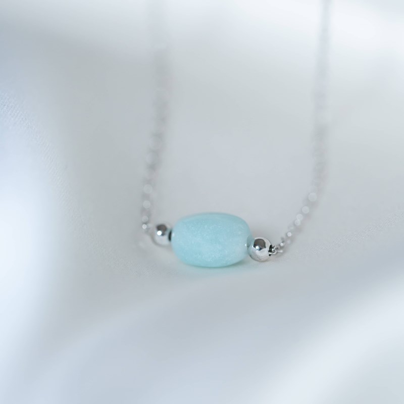 Nerina Bijoux - Collier amazonite argent