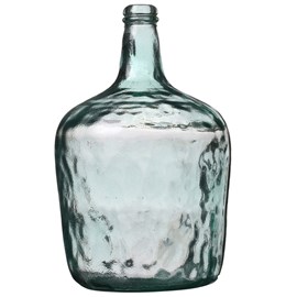 Vase dame jeanne 10l verre recyclé d24.5