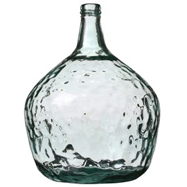 Vase dame jeanne 16l verre recyclé d29 h