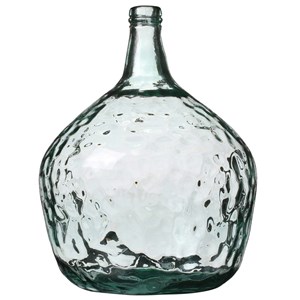 Vase dame jeanne 16l verre recyclé d29 h
