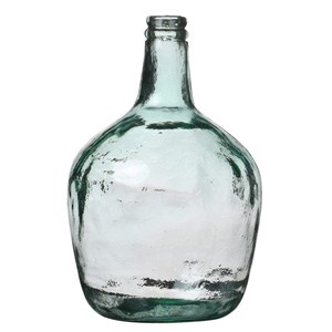 Vase dame jeanne 4l verre recyclé d19 h3