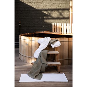 Tapis de bain uni etia lin 54 x 110 cm …