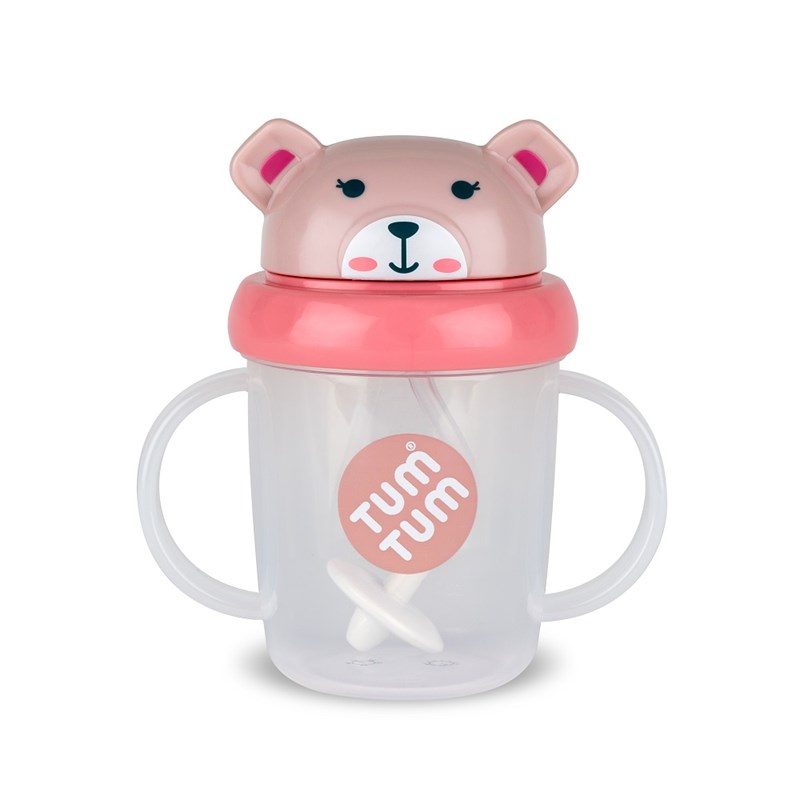 Tasse anti fuite + paille lestée ou