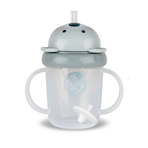 Tasse anti fuite + paille lestée ko