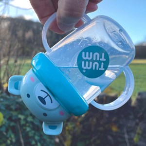 Tasse anti fuite + paille lestée ou