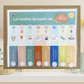 Routine du matin enfants