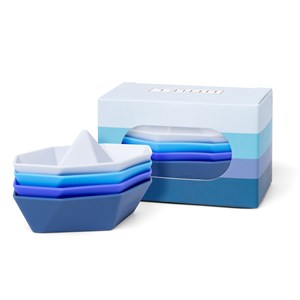 Jouets de bain en silicone bateaux