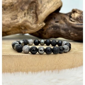Bracelet protection en labradorite