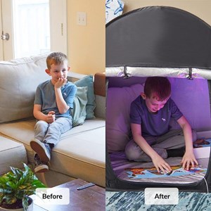 Tente pop-up sensorielle noire 90cm