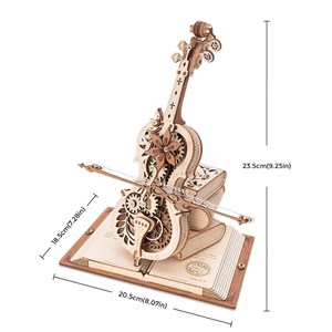 Maquette bois - le violon mécanique