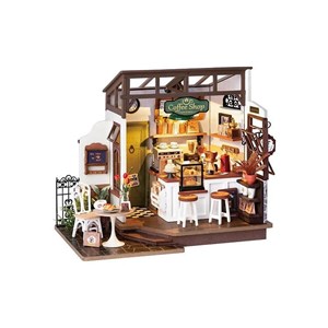 Maquette 3d - diorama le café 17