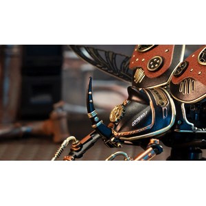 Maquette mécanique   scarabée rhinocéros