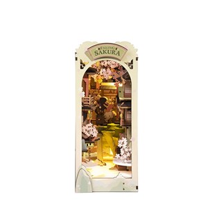 Maquette - serre livres sakura fleuri