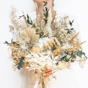 Bouquet de fleurs séchées marine m