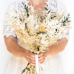Bouquet de fleurs séchées marine m