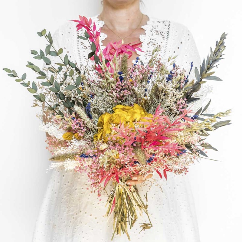 Bouquet de fleurs séchées marie taille l