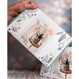 Kit diy etagère rondin - écru