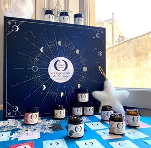 Calendrier de l'avent bien-être bougies 