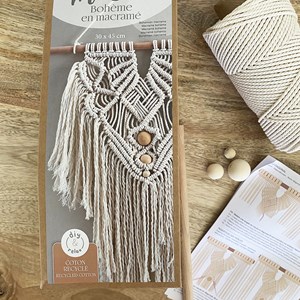 Kit macramé : bohème en coton recyclé