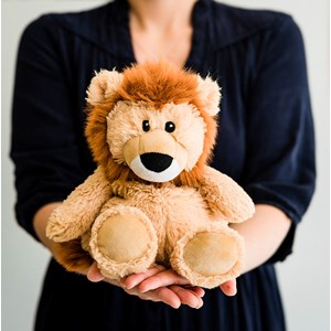 Peluche bouillotte lion dehoussable warmies