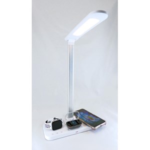 Lampe de bureau avec triple station de c