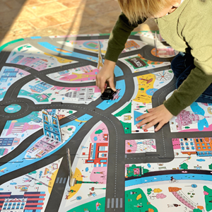 Tapis circuit petites voitures paris
