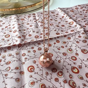 Bola de grossesse or rose swarovski