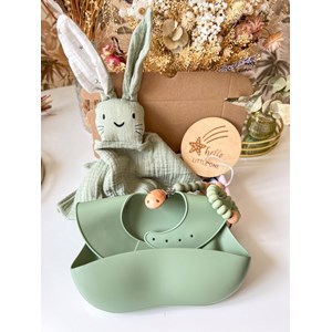 Coffret naissance lapin rose