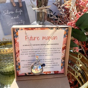 Bola de grossesse argent lapis-lazuli