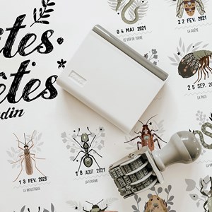 Affiche les petites bêtes du jardin