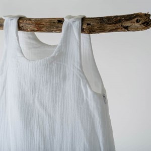 Gigoteuse été en coton bio blanc