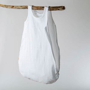 Gigoteuse été en coton bio blanc