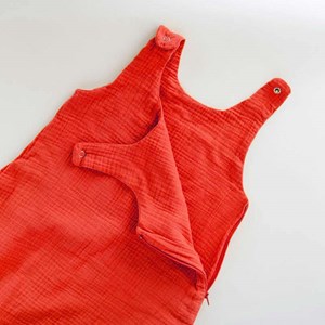 Gigoteuse été en coton bio fraise