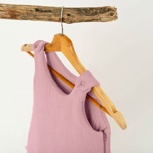 Gigoteuse hiver en coton bio rose