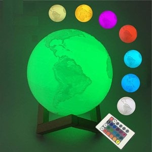 Mini-lampe terre à poser multicolore moo