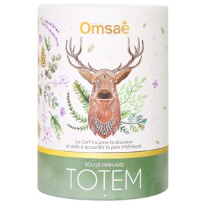 Bougie totem le cerf