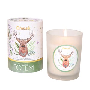 Bougie totem le cerf