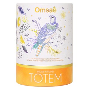 Bougie totem le faucon