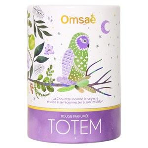 Bougie totem la chouette