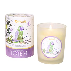 Bougie totem la chouette