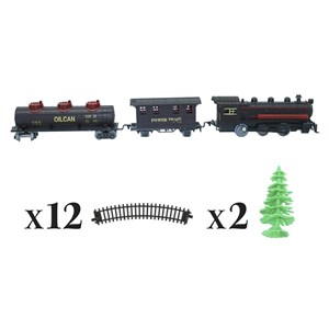 Train de noël électrique 17 pièces