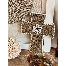 Suspension croix décorative