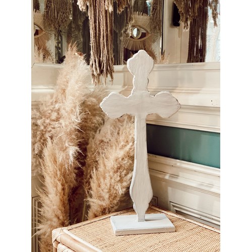 Terracotta - Décoration croix en bois