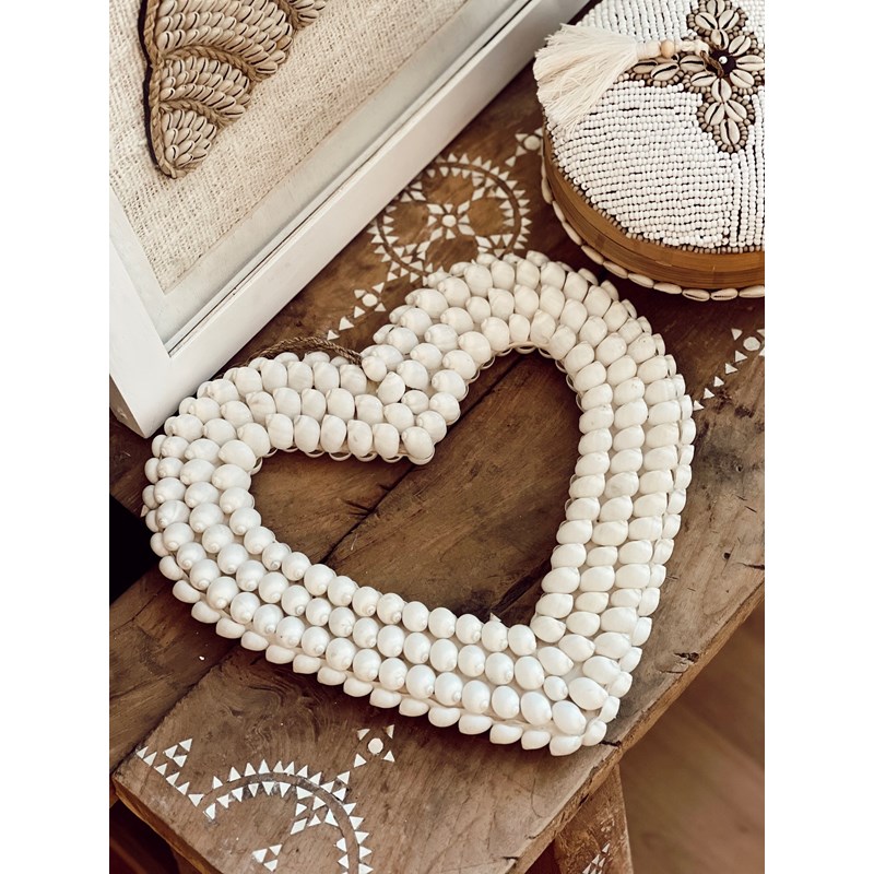 Suspension coeur bohème maxi