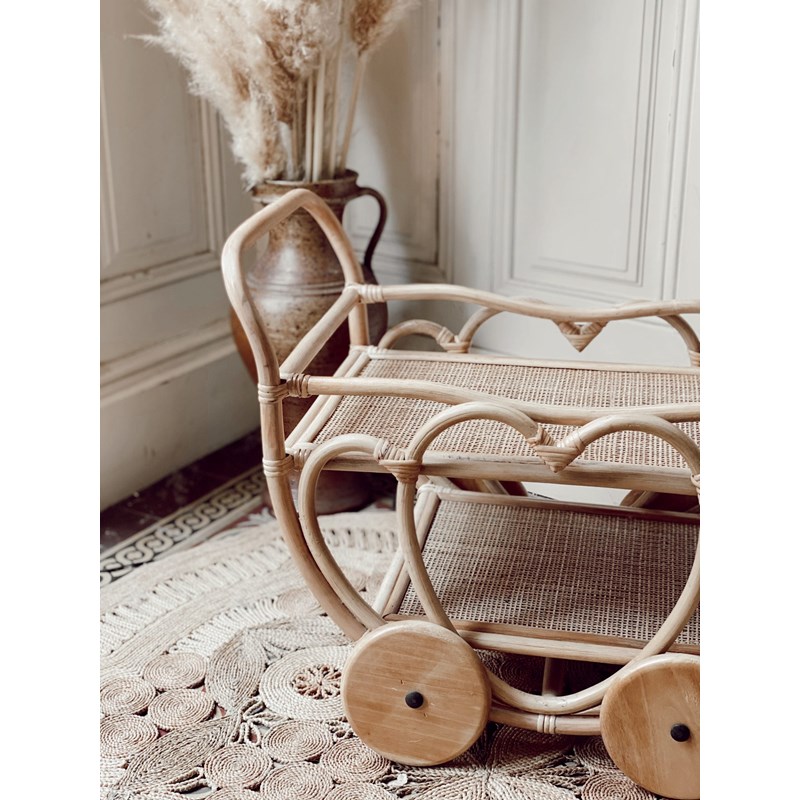 Desserte en rotin luna soul collection (Terracotta) - Image 2