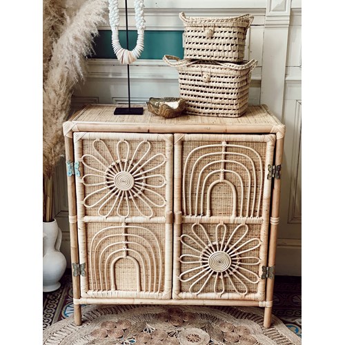 Terracotta - Buffet en rotin sunshine
